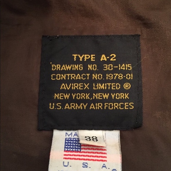 AUTHENTIC VINTAGE AVERIX G1 US NAVY JACKET Size S - Picture 8 of 8